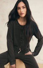 Load image into Gallery viewer, Daily Knit Denim Cardigan | Vintage Black
