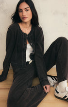Load image into Gallery viewer, Daily Knit Denim Cardigan | Vintage Black
