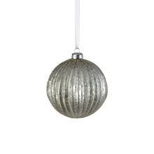 Load image into Gallery viewer, Antique Ribbed Ball Ornament | 2 Sizes
