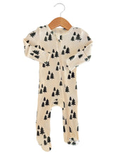 Load image into Gallery viewer, Forest Green Trees Waffle Onsie
