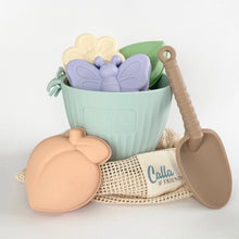 Load image into Gallery viewer, Peach Blossom Silicone Beach Toy Set
