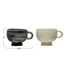 Load image into Gallery viewer, 10 oz. Stoneware Footed Mug | 2 Colors
