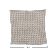 Load image into Gallery viewer, Waffle Weave Dish Cloths | Cream | Set of 3
