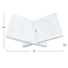 Load image into Gallery viewer, Interlocking Marble Book Holder
