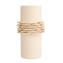 Load image into Gallery viewer, Ruffled Stoneware Vase
