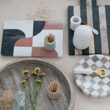 Load image into Gallery viewer, Marble Checkered Tray
