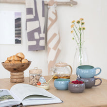 Load image into Gallery viewer, Ribbed Mango Wood Footed Bowl
