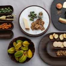 Load image into Gallery viewer, Scalloped Mango Wood Bowl
