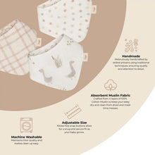 Load image into Gallery viewer, Charlie 3 Piece Bib Set | Farmhouse Goose
