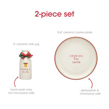 Load image into Gallery viewer, PRE- ORDER | Cookie Plate + Milk Jug Holiday Set
