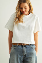 Load image into Gallery viewer, Linen Knitted Short Sleeve | White
