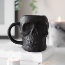 Load image into Gallery viewer, Halloween Skull Mug | Black
