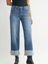 Load image into Gallery viewer, Scissor Cut Cuffed Wide Leg
