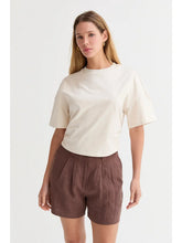 Load image into Gallery viewer, Suzy Ruched Top | Bone
