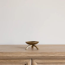 Load image into Gallery viewer, Brass Pillar Candle Holder
