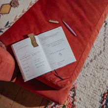 Load image into Gallery viewer, Brass Bookmark | Pause
