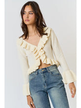 Load image into Gallery viewer, Frill Knit Sweater

