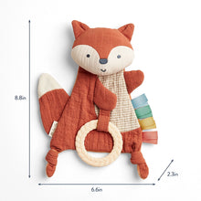 Load image into Gallery viewer, Bitzy Crinkle™ Sensory Toy with Teether | Fox
