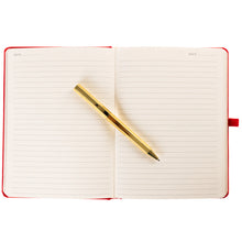 Load image into Gallery viewer, Fabric-Bound Journal w/Pen | Cherry
