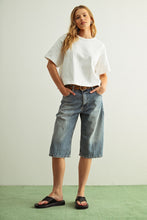 Load image into Gallery viewer, Linen Knitted Short Sleeve | White
