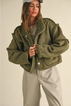 Load image into Gallery viewer, Suede + Sherpa Reversible Jacket
