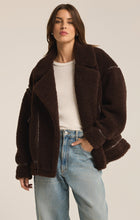 Load image into Gallery viewer, Ari Sherpa Coat | Dark Chocolate
