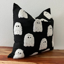 Load image into Gallery viewer, Hand Knit Ghost Pillow Cover
