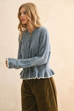 Load image into Gallery viewer, Ruffled Cardigan
