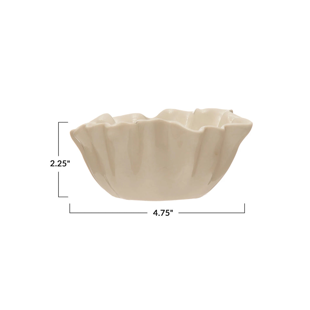 Stoneware Fluted Bowl | 2 Sizes