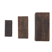 Load image into Gallery viewer, Reclaimed Wood Boxes | Set of 3
