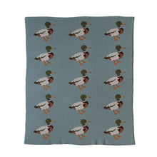 Load image into Gallery viewer, Cotton Knit Baby Blanket | Ducks
