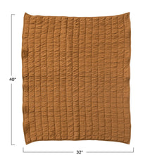 Load image into Gallery viewer, Cotton Quilted Reversible Baby Blanket
