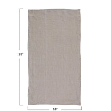 Load image into Gallery viewer, Stonewashed Linen Tea Towel | Natural
