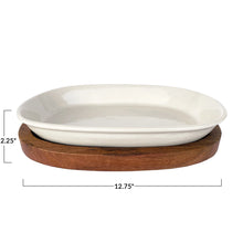 Load image into Gallery viewer, Mango Wood Serving Dish/Casserole Baker | Set of 2
