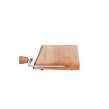 Load image into Gallery viewer, Mahogany Wood + Stainless Steel Cheese Slicer
