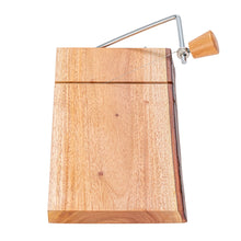 Load image into Gallery viewer, Mahogany Wood + Stainless Steel Cheese Slicer
