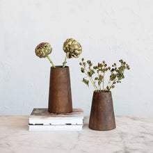 Load image into Gallery viewer, Found Wood Vases | 2 Sizes
