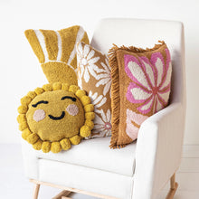 Load image into Gallery viewer, Tufted Sun Shaped Pillow
