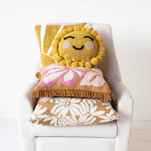 Load image into Gallery viewer, Tufted Sun Shaped Pillow
