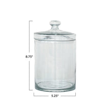 Load image into Gallery viewer, Glass Jar w/ Lid | 2 Sizes

