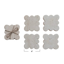 Load image into Gallery viewer, Travertine Coasters | Set of 4
