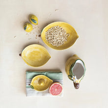 Load image into Gallery viewer, Stoneware Lemon Shaped Bowls | Set of 2
