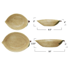 Load image into Gallery viewer, Stoneware Lemon Shaped Bowls | Set of 2
