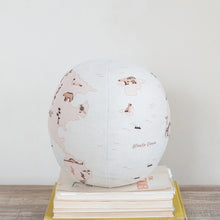 Load image into Gallery viewer, Fabric Printed Globe Shaped Pillow
