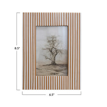 Load image into Gallery viewer, Resin Striped Photo Frame | 4" x 6" Photo
