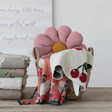 Load image into Gallery viewer, 14" Knit Flower Pillow
