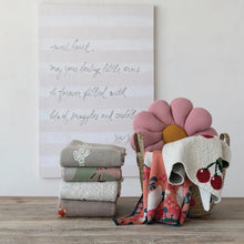 Load image into Gallery viewer, 14" Knit Flower Pillow
