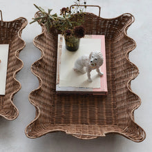 Load image into Gallery viewer, Hand-Woven Rattan Scalloped Nesting Trays | 2 Sizes
