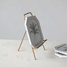 Load image into Gallery viewer, Gold Finish Metal Easel
