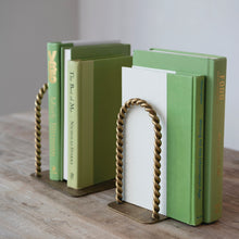 Load image into Gallery viewer, Twisted Metal Arched Bookends | Set of 2
